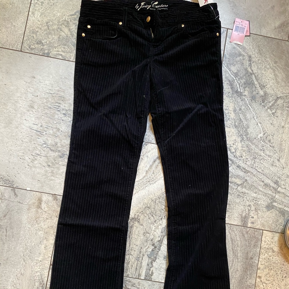 Juicy Couture Black Boot Cut Pants